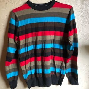 Bold Striped Wool Matix Sweater